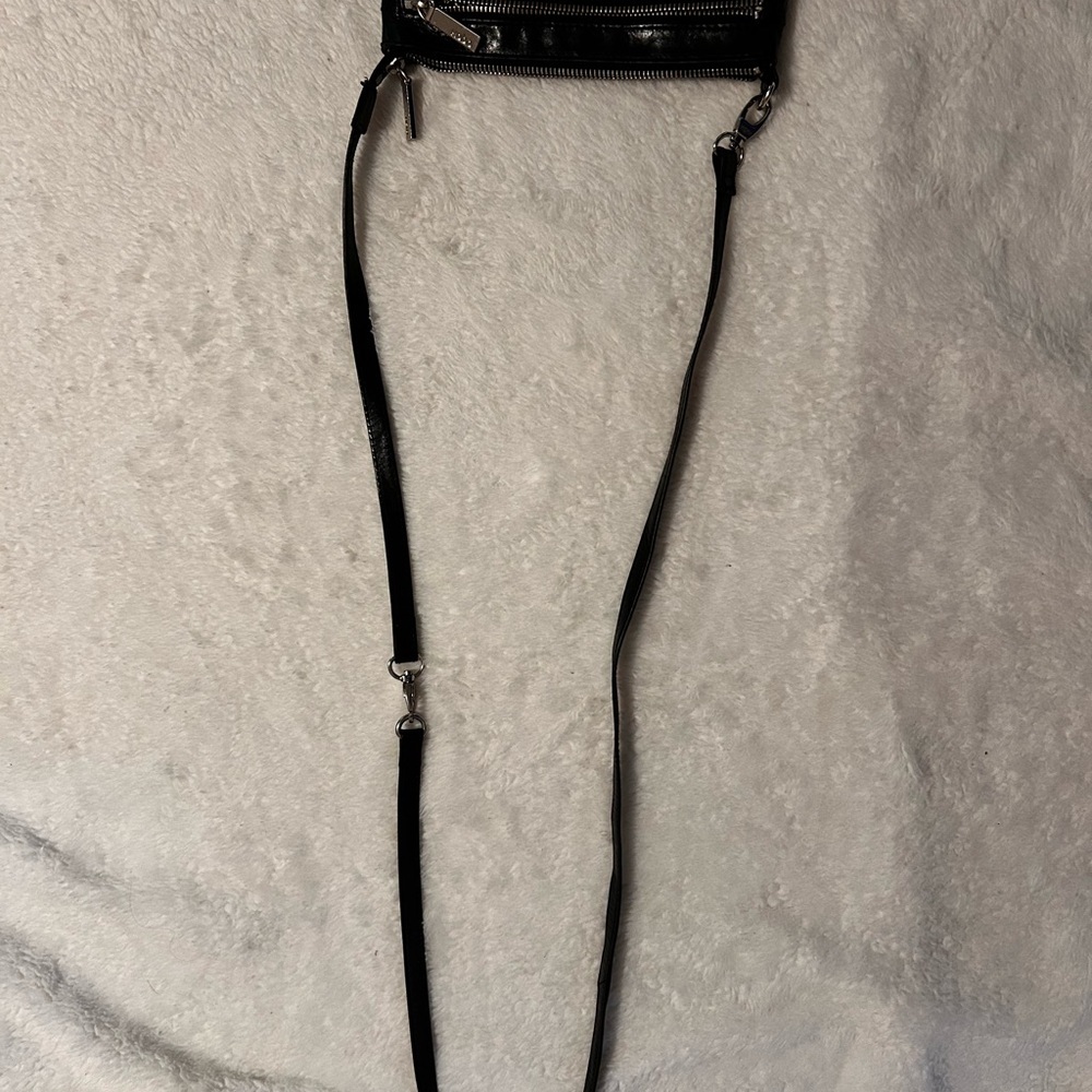 Vintage Hobo crossbody convertible Black Leather bag - Picture 5 of 10